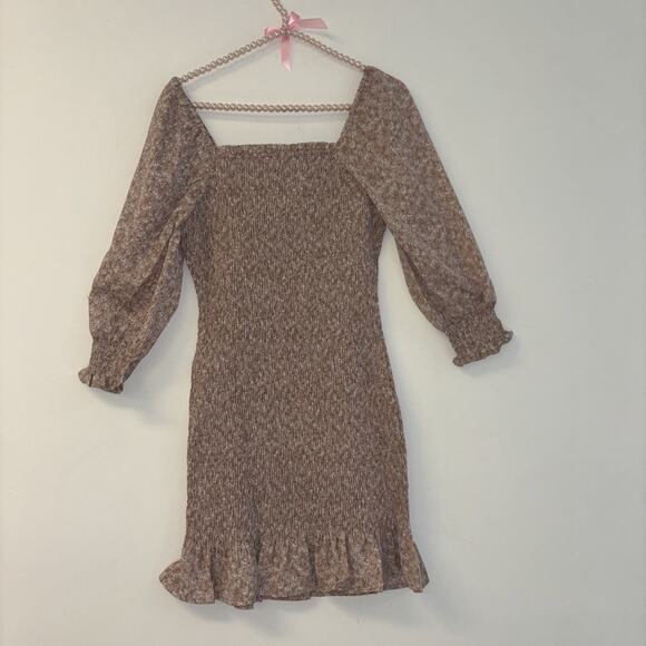 Paper Crane Floral Dress Sz M‎ Fairy Ethereal Dainty Mini NWT Milkmaid Smocked - Picture 7 of 9